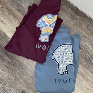 Bundle of 2 Ivory Ella shirts